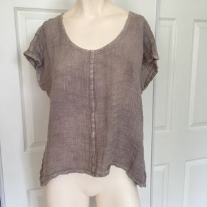 Flax linen top